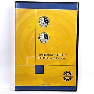 Bombardier B.R.P.T.I. Introduction Training‎ DVD 2002 Bilingual Canada 219700196